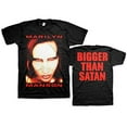 thumbnail image 2 of Marilyn Manson Bigger Than Satan Men's T-Shirt Black, 2 of 2