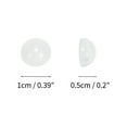 thumbnail image 3 of Repuestos de almohadillas para gafas adhesivas de 5 pares de Unique Bargains 0.39"x0.39"x0.20" transparentes blancas, 3 of 5
