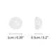 thumbnail image 3 of Repuestos de almohadillas para gafas adhesivas de 5 pares de Unique Bargains 0.39"x0.39"x0.20" transparentes blancas, 3 of 5