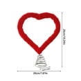 thumbnail image 3 of DefiDgd Valentine Day Tree Topper Heart Shaped Ornament,Tree Topper Hollow out Heart for Valentines Wedding Holiday Party Wall Home Front Door Decoration, 3 of 7