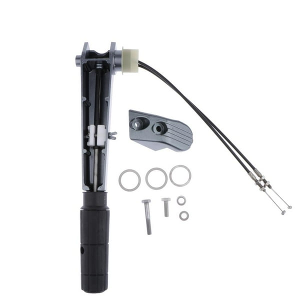 Empuñadura del motor fuera de borda 15HP 2 tiempos 6B3 6B4 Macarena Manillar de agarre del cable del acelerador