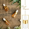 thumbnail image 6 of 100 Pcs Mini Glass Oil Dropper Bottle Bulk, 2 ml Gold Clear Essential Small Empty Bottles Sample Containers Perfume Liquid Vials with Cap for Traveling, 6 of 7