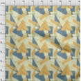 thumbnail image 3 of oneOone Georgette Viscose Fabric Rectangle & Triangle Geometric Fabric Prints By Yard 42 Inch Wide, 3 of 4