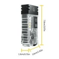 thumbnail image 2 of Xihbxyly Potente Mini Linterna, Llavero Recargable, Alarma de Lobo, Seguridad Exterior, Luz de Trabajo de Alta Luminosidad, Diseño Compacto, Herramienta para Camping y Senderismo, Batería de 350 Mah., 2 of 2