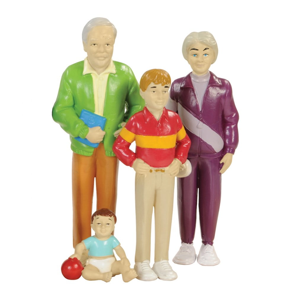 Caucasian Doll Family 8Pc