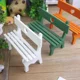 thumbnail image 5 of Banco de madera en miniatura para casa de muñecas, micropaisaje, adorno de banco, artesanía en miniatura, bricolaje, patio, césped, jardín de hadas, esculturas de banco, 5 of 5