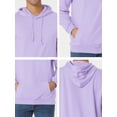 thumbnail image 6 of Lars Amadeus Men's Hoodie Sweatshirt Long Sleeves Solid Drawstring Pullover, 6 of 6