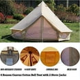 thumbnail image 3 of Danchel 4M Cotton Bell Tent With Two Stove Jackets (Top And Wall), 3 of 9