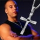 thumbnail image 2 of Necklaces & Pendants for Men Fashion Movie Jewelry The Fast And The Furious Toretto Men Classic Cross Pendant Necklace, 2 of 4