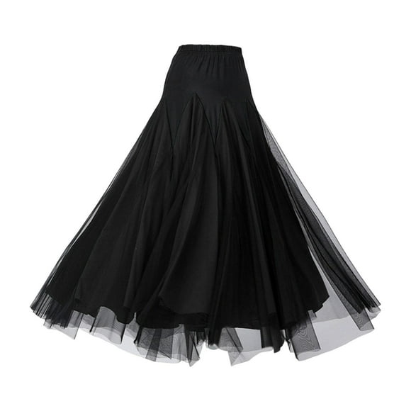 Falda De Baile De Salón Ropa De Mujer Traje De Baile Para Vals Cha Cha Latino