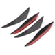 thumbnail image 2 of Alerón de parachoques delantero de coche, aleta Universal de goma de Color de fibra de carbono para decoración de coche, 4 Uds. Jadeshay A, 2 of 8