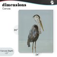 thumbnail image 4 of Stupell Industries Rustic Lodge Coastal Pelican Muted Blue Canvas Art, 24 x 30, by Julie DeRice, 4 of 8