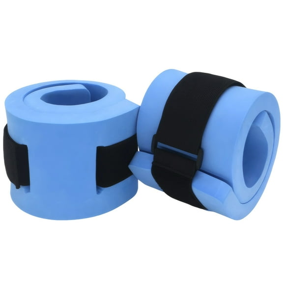 2 Pcs EVA Thickened High Buoyancy Swim Belts for Water Aerobics, Adjustable Swim Weights for Pool Exercise, Blue, Ideal for Swimming and Water Fitness Training