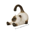 thumbnail image 3 of ERK Christmas Decorations Cute Siamese Cat Phone And Tablet Stand Decorative Holder Viewing Angle For Desk Compatible With All Devices, 3 of 6