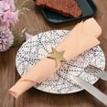 thumbnail image 5 of Uxcell Napkin Rings, 6 Pack 40mm Inner Diameter Alloy Star Napkin Buckles, Gold Tone, 5 of 5