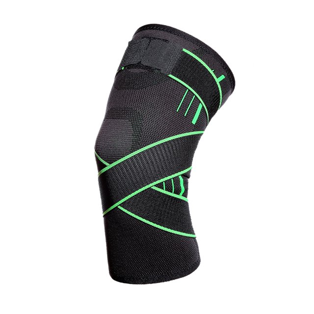 Amdohai Knee Support Professional Protectives Sports Knee Pad Outdoor Running Knee Pads Green M