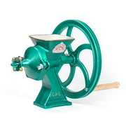 Diamant Hand Grain Mill, Heavy Duty Easy to Use Manual Crank Coarse to Fine Flour Mill for Dry to Oily Grains, Steel and Iron, 56 pounds