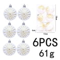 thumbnail image 3 of Miwamany Christmas Ball Ornaments 6 Pack, 6cm Large Glitter Christmas Tree Balls Shatterproof, Hanging Baubles for Xmas Tree Holiday Party Home Decor, Christmas Decorations Indoor, 3 of 6