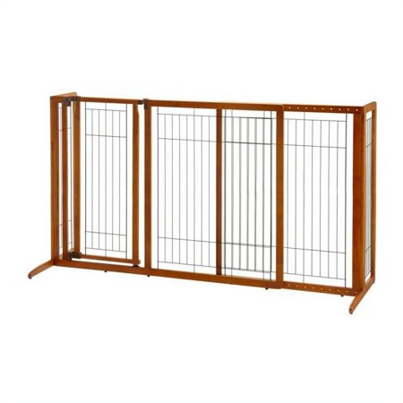 UPC: 0803840941904 | Richell 36 H Deluxe Freestanding Pet Gate with Door