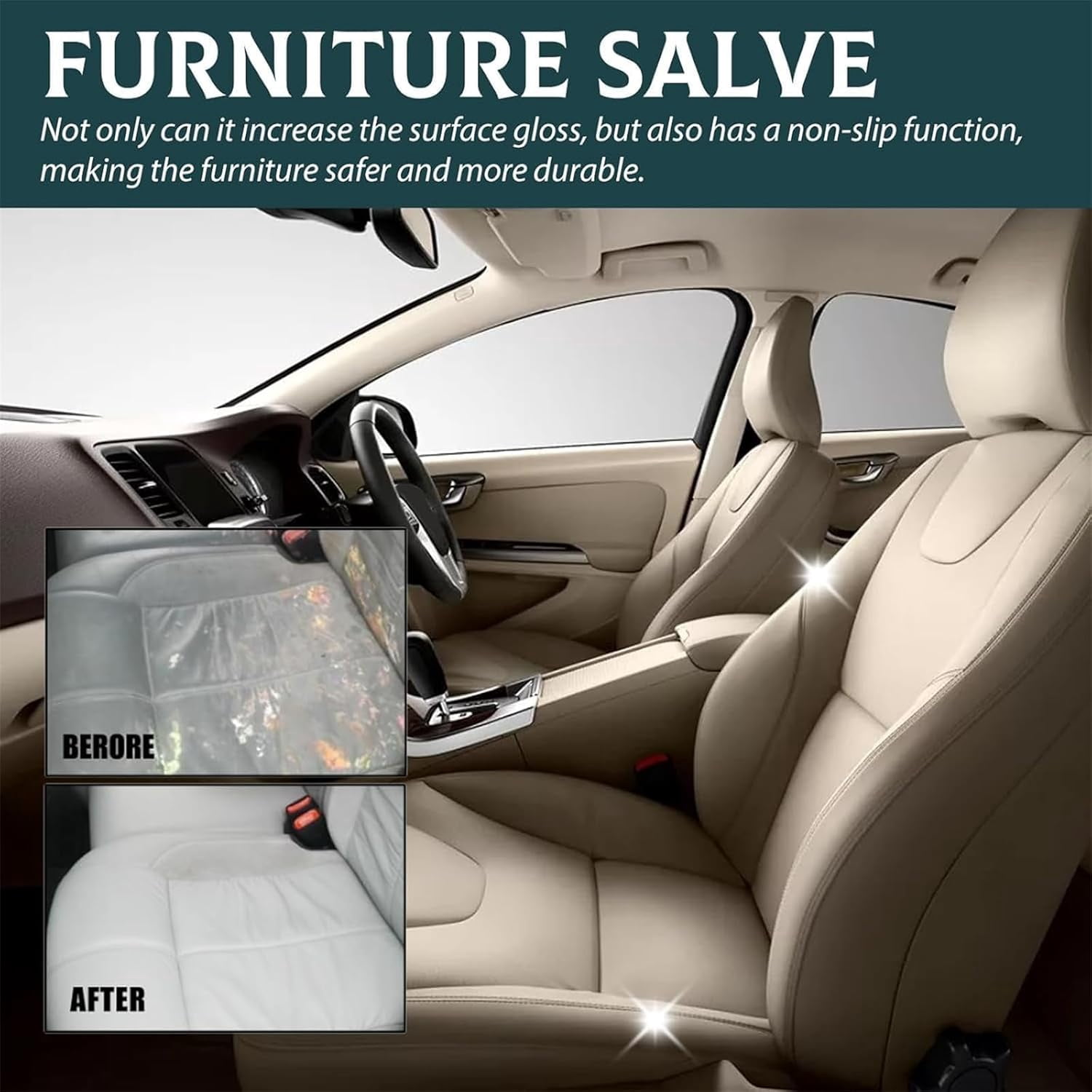 2026 New Heidelux -Furniture Repair Salve + Applicator Brush, Leather & Furniture Repair Salve with Brush, Polisher, For Couches And Furniture, Repair Salve For Car Seats, Wood, And Vinyl