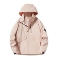 thumbnail image 1 of DecSea Men's Softshell Military Jacket With Removable Hood, Fleece Lined and Water Repellent Outdoor Reflective Coat, 1 of 2
