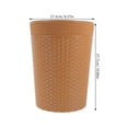 thumbnail image 2 of Imitation Rattan Woven Trash Can Wastebasket Bedroom Living Room Bathroom Trash Can, 2 of 8