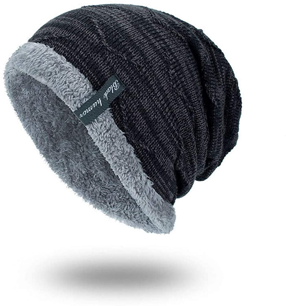 Warm Knit Thick Beanie Hat Unisex Knit 