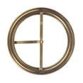 thumbnail image 2 of 2 3/8" (60 mm) Single Prong Round Circle Center Bar Belt Buckle, 2 of 2