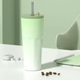 thumbnail image 2 of Bouteilles d'Eau Réutilisables, Tasse à Café Tyeign avec Couvercle Anti-Fuite - Tasse en Acier Inoxydable à Double Paroi, Tasse Isolée pour Boissons Chaudes et Froides, Essentiel de Bureau 700Ml, 2 of 9