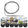 thumbnail image 3 of Thermocouple Tool, Temperature Thermocouple Durable Broad Utility Sensitive PT100 Wide  Range Stainless Steel Easy Installation  for Control, 3 of 8