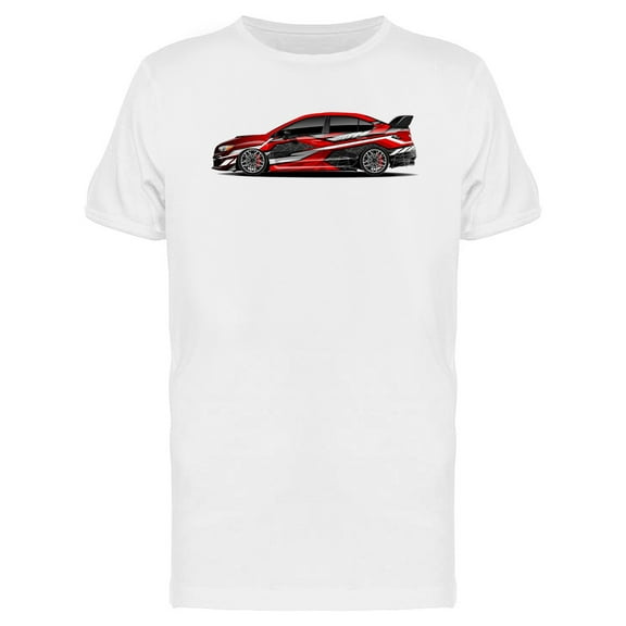 Racing Car Design T-Shirt Men -Image by Shutterstock, Male Small