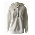 thumbnail image 3 of FAROOT Women Drawstring Hoodies Sweatshirts Solid Color Loose Pullovers, 3 of 5