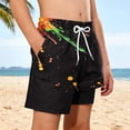 thumbnail image 4 of ITSAME Boys Swim Trunks, Elastic Waist with Compression Liner Quick-Dry Athletic Beach Shorts with Pockets Multicolor Size 7, 4 of 8