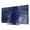 Blue, variant on Teal TV Dust Cover,Stretchable TV Screen Desktop Computer Protector Cover,Retro Oil Painting Modern Abstract Art Aesthetics Television Dustproof Slipcover for 19–24 Inch Flat or Curved TVs