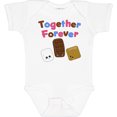thumbnail image 3 of Inktastic Together Forever- S'mores Boys or Girls Baby Bodysuit, 3 of 5