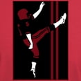 thumbnail image 3 of CafePress - FOOTBALL *18* {Crimson} Dark T Shirt - Men's Classic Graphic Cotton T-Shirt, 3 of 4