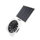 thumbnail image 4 of Extractor de aire redondo de 10" para invernaderos, cobertizos y gallineros, alimentado con energía solar, kit de ventilador con panel solar de 100 W, color blanco, 4 of 8