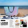 thumbnail image 5 of Balery Fantasy Gradient Beach Travel Bag - Water-Resistant, Large Capacity Lightweight Tote with 7 Pockets for Women and Men - Perfect for Beach, Pool, Gym, and Travel, 5 of 7