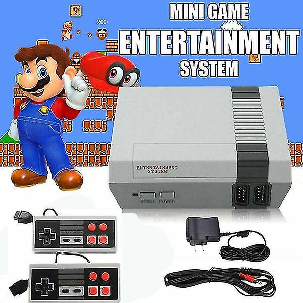 Consola de juegos 620 Mini juegos clásicos Nes incorporados con 2 controladores Retro Kid Gift