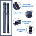 thumbnail image 3 of GSE Games & Sports Expert 1x1 Hard Leatherette Billiard Cue Case. Pool Cue Stick Carrying Case, Billiard Pool Cue Accessories (5 Colors Available), 3 of 8