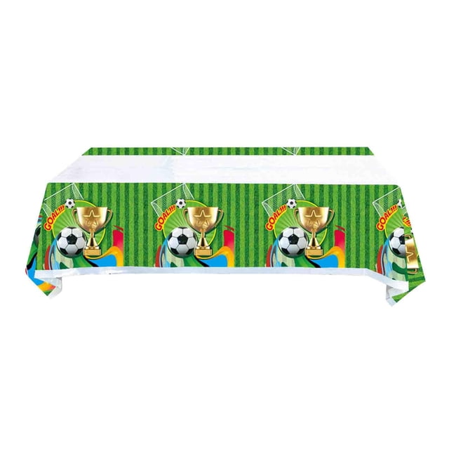 Vajilla Desechable Para Fiesta De Fútbol, Vajilla Para Fiesta De Fútbol, Hogar, Jardín, 1 Mantel