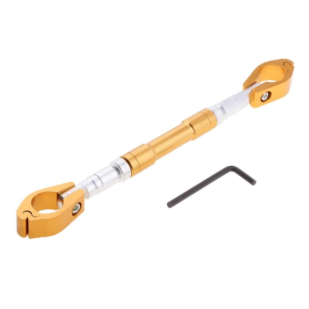 Manija de aleación CNC universal ajustable para motocicleta de 7/8" y 22 mm Oro