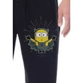 thumbnail image 3 of Despicable Me Mens' Bat Minions Halloween Character Sleep Pajama Pants, 3 of 5