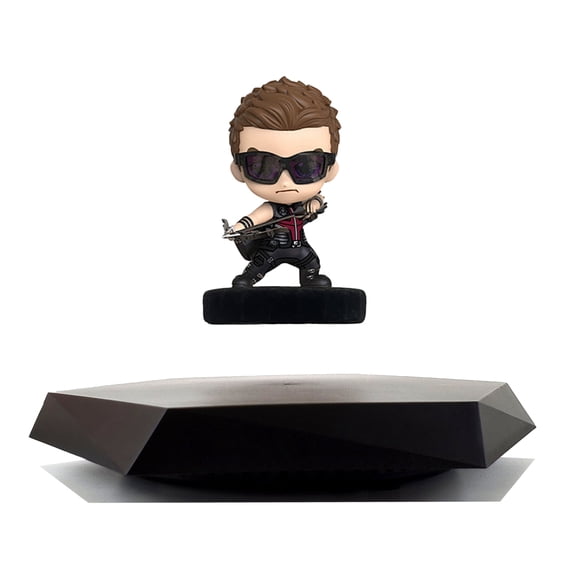 Hexagonal Magnetic Levitation Display Stand, Floating Rotating Showcase for Collectibles, Car Models & Figures, Desk Home Office Decor