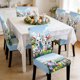 thumbnail image 4 of CaiYueKe Easter Bunny Chair Covers, Festive Dining Chair Decor for Holiday Party Spring Home Decorations, Washable Polyester Slipcovers for Kitchen Table Celebration Gathering, 4 of 7