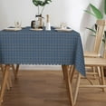 thumbnail image 2 of Rectangle Table Cloth, Plaid Clan Thompson Tartan Grey Blue Resistant Washable Tablecloth Decorative Table Cover for Dining, Indoor and Outdoor, 2 of 6