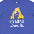 thumbnail image 4 of Inktastic My Meme Grandma Loves Me Giraffe Youth T-Shirt, 4 of 5