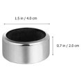 thumbnail image 4 of 12pcs Anillos de goteo de botella de vino tinto de acero inoxidable Anillos de cuello de botella a prueba de goteo, 4 of 5