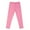 Pink, variant on 4-12T Toddler Girls Leggings Little/Big Kids Solid Ankle Length Stretchy Footless Pants