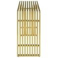 thumbnail image 4 of Modway Gridiron Stainless Steel Accent Console Table in Gold, 4 of 5